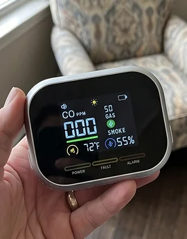 Compact SynGas OBD2 device inside a car